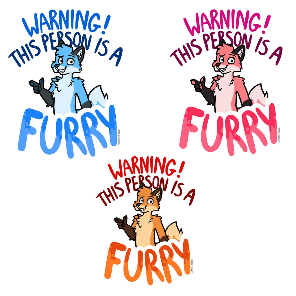 Warning Furry Fox