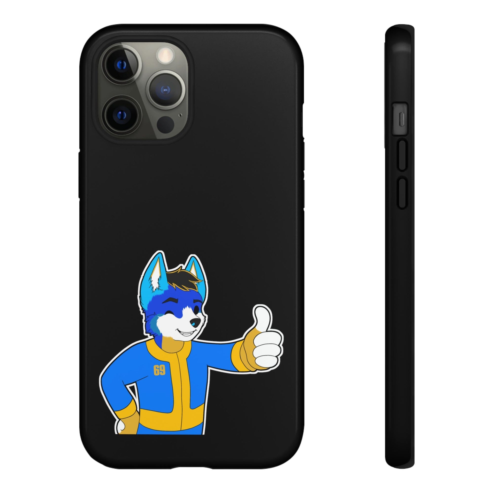 Hund The Hound - Fallout Hund - Phone Case Phone Case AFLT-Hund The Hound Glossy iPhone 12 Pro Max 