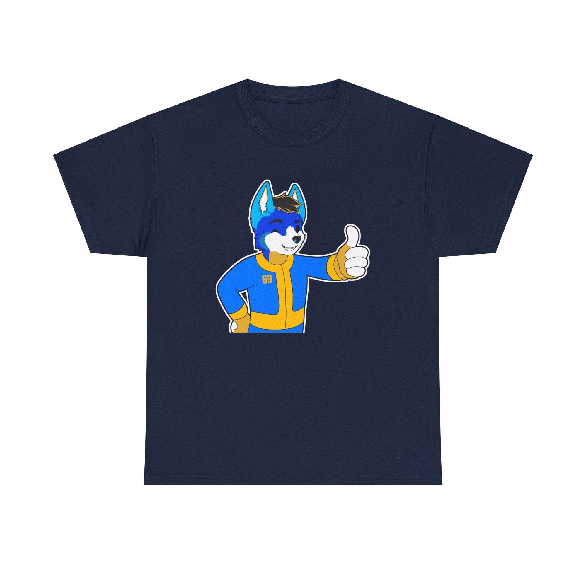 FALLOUT HUND - T-Shirt T-Shirt AFLT-Hund The Hound Navy Blue S 