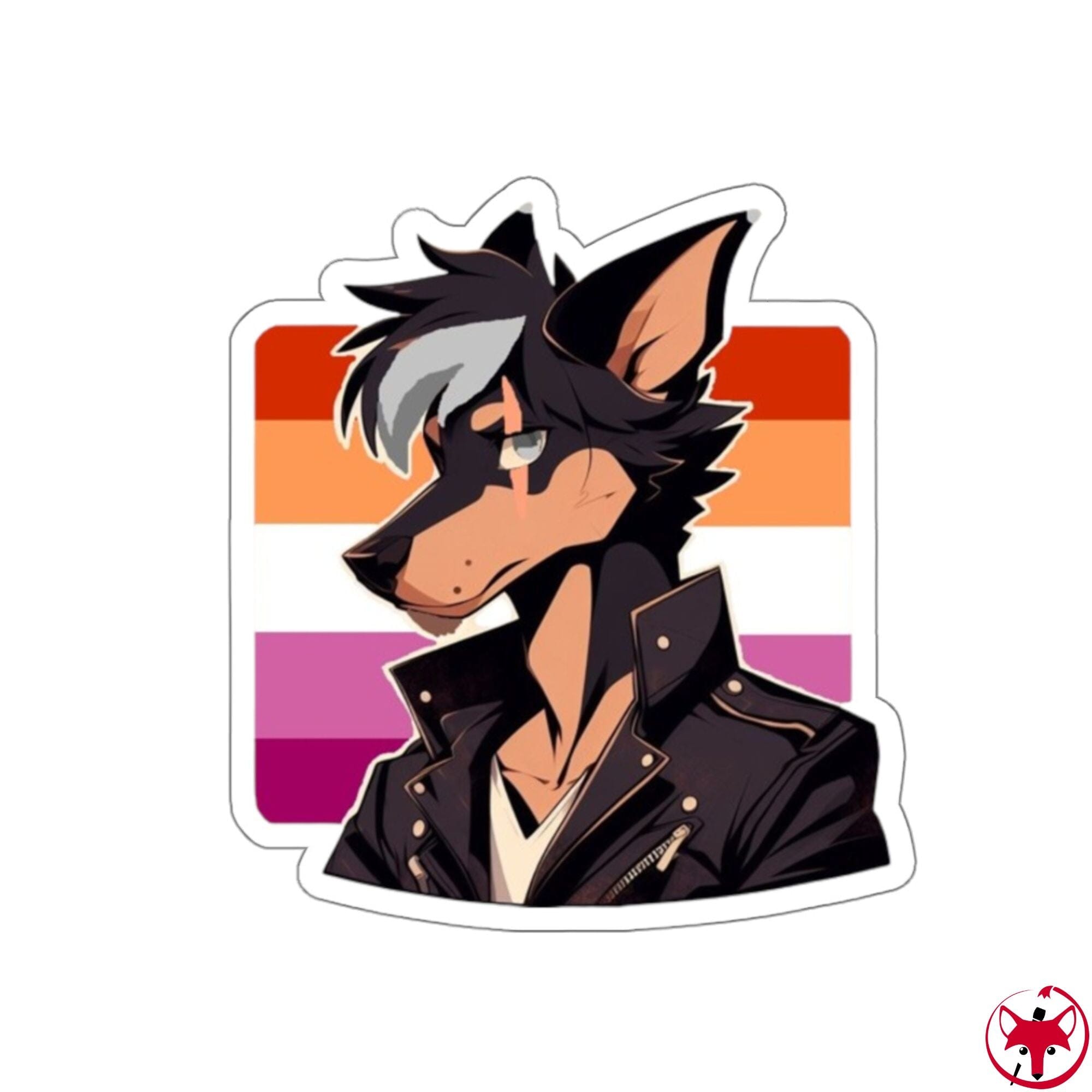 MrMlemphis - Lesbian Flag - Sticker Sticker AFLT - MrMlemphis 