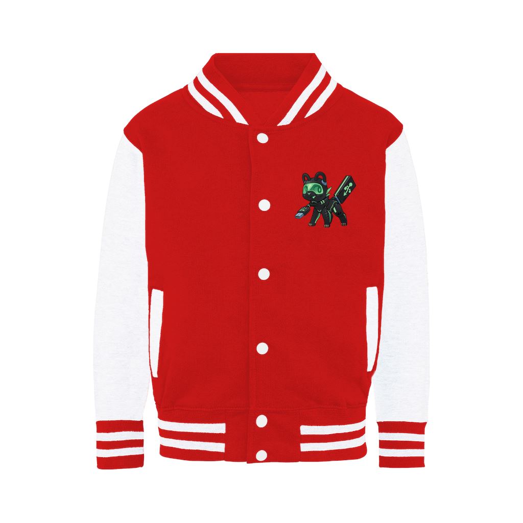 Digitail Panda - Varsity Jacket Varsity Jacket Lordyan Fire Red / White XS 