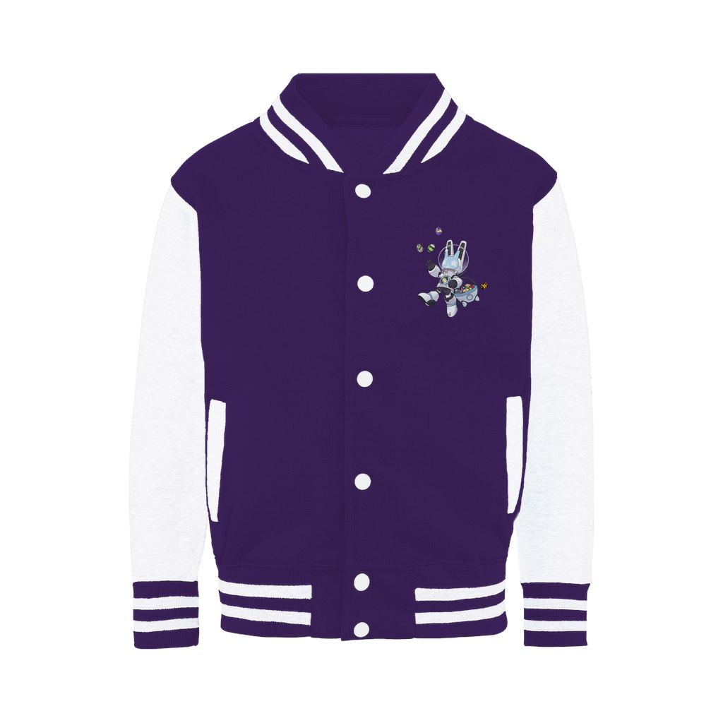 Easter Ace - Varsity Jacket Varsity Jacket Lordyan Purple / White XS 