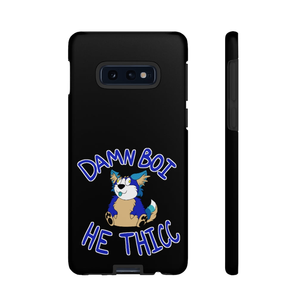 Thicc Boi With Text - Phone Case Phone Case AFLT-Hund The Hound Samsung Galaxy S10E Matte 
