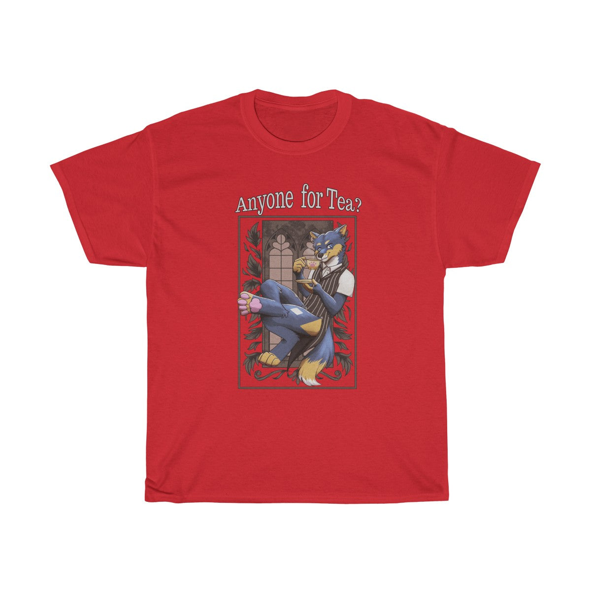 Anyone for Tea? - T-Shirt T-Shirt Artemis Wishfoot Red S 