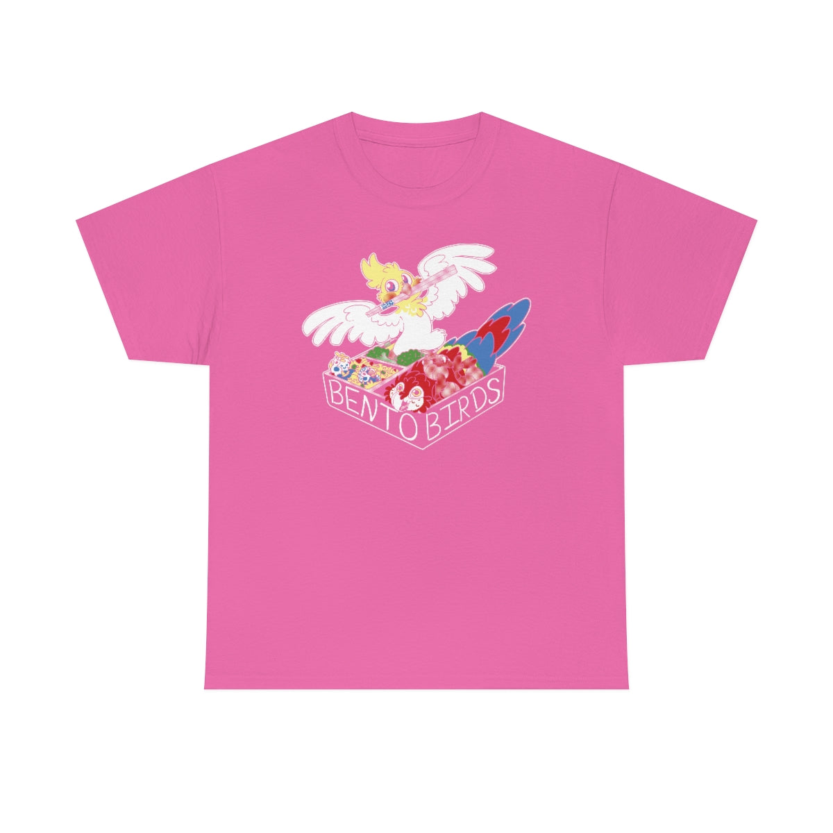 Bento Birds - T-Shirt T-Shirt Crunchy Crowe Pink S 