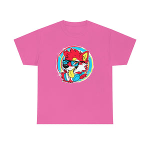 DJ Shiba Red - T-Shirt T-Shirt Artworktee Pink S 