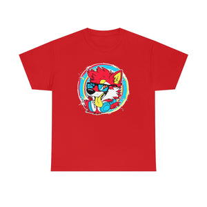 DJ Shiba Red - T-Shirt T-Shirt Artworktee Red S 