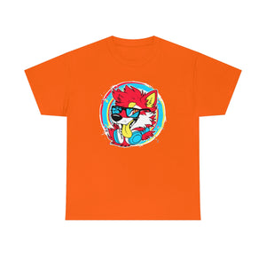 DJ Shiba Red - T-Shirt T-Shirt Artworktee Orange S 