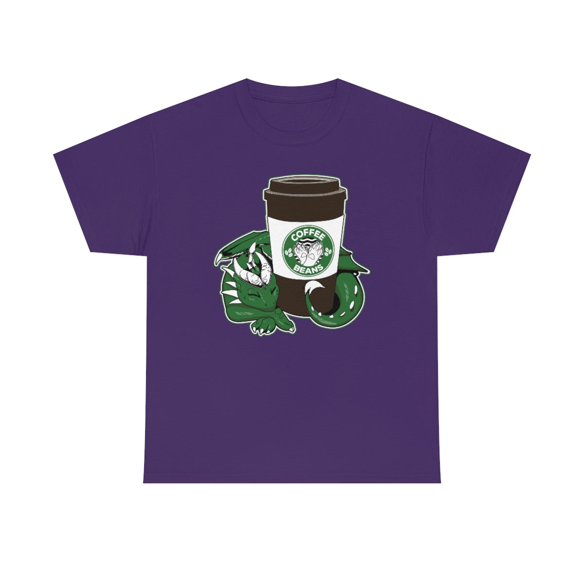 Dragon Coffee - T-Shirt T-Shirt Artworktee Purple S 