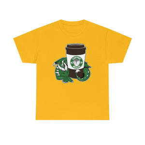 Dragon Coffee - T-Shirt T-Shirt Artworktee Gold S 