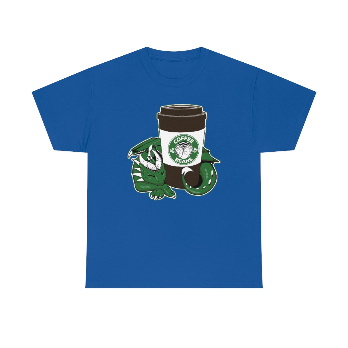 Dragon Coffee - T-Shirt T-Shirt Artworktee Royal Blue S 