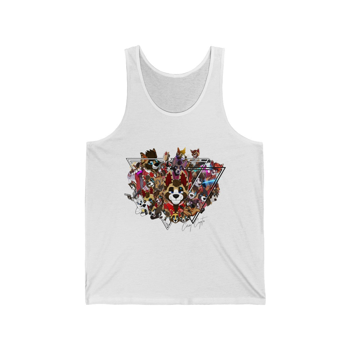 For The Fans - Tank Top Tank Top Corey Coyote White XS 