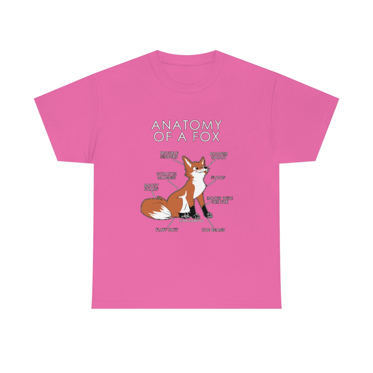 Fox Orange - T-Shirt T-Shirt Artworktee Pink S 