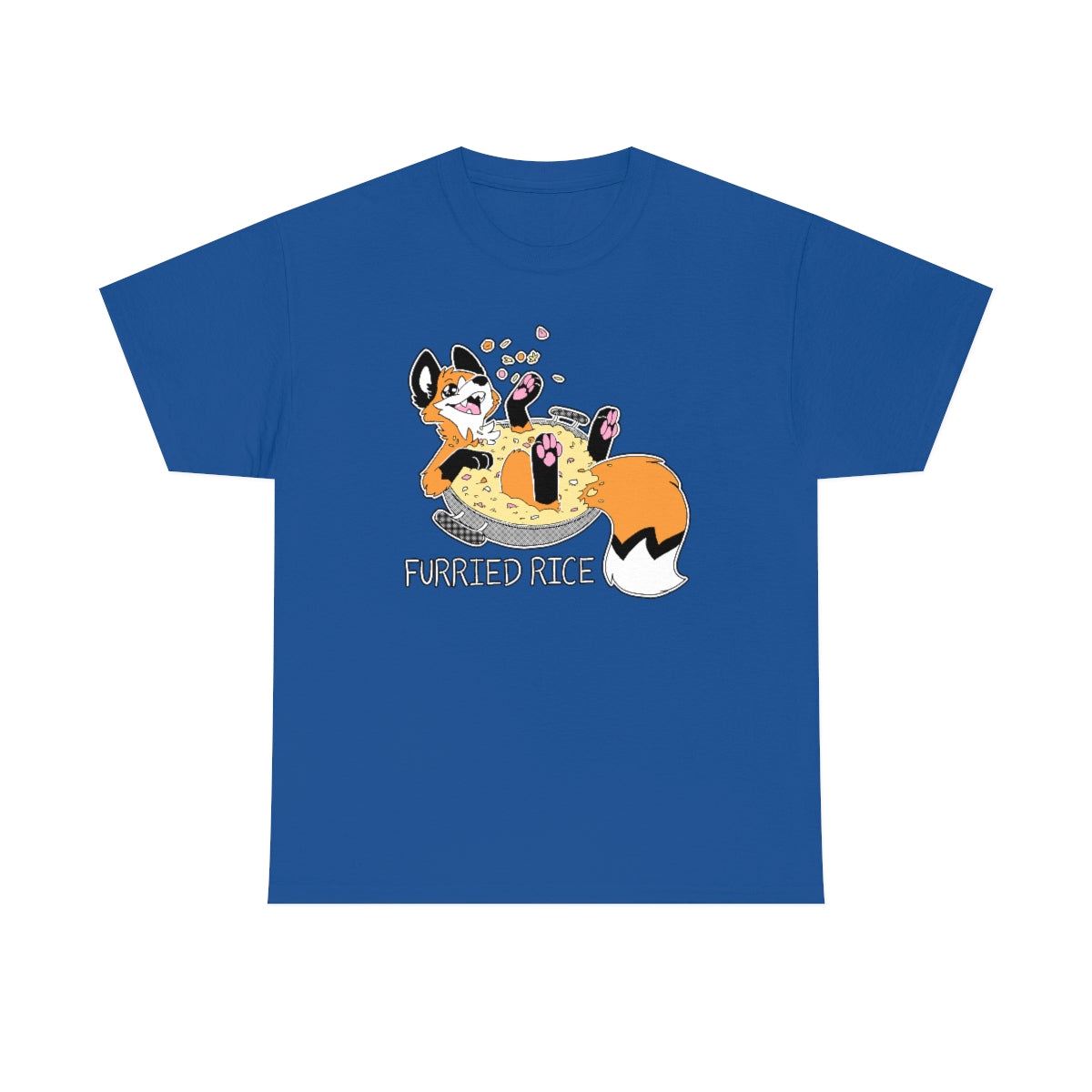 Furried Rice - T-Shirt T-Shirt Crunchy Crowe Royal Blue S 