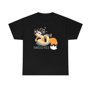 Furried Rice - T-Shirt T-Shirt Crunchy Crowe Black S 