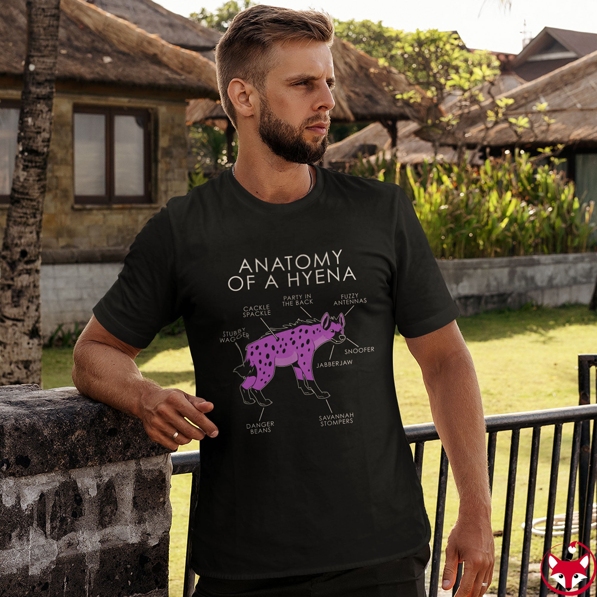 Hyena Pink - T-Shirt T-Shirt Artworktee 