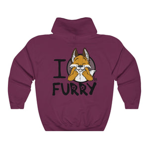 I Fox Furry - Hoodie Hoodie Paco Panda Maroon S 