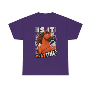 Is It Playtime - T-Shirt T-Shirt Artworktee Purple S 