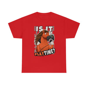 Is It Playtime - T-Shirt T-Shirt Artworktee Red S 