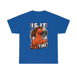 Is It Playtime - T-Shirt T-Shirt Artworktee Royal Blue S 