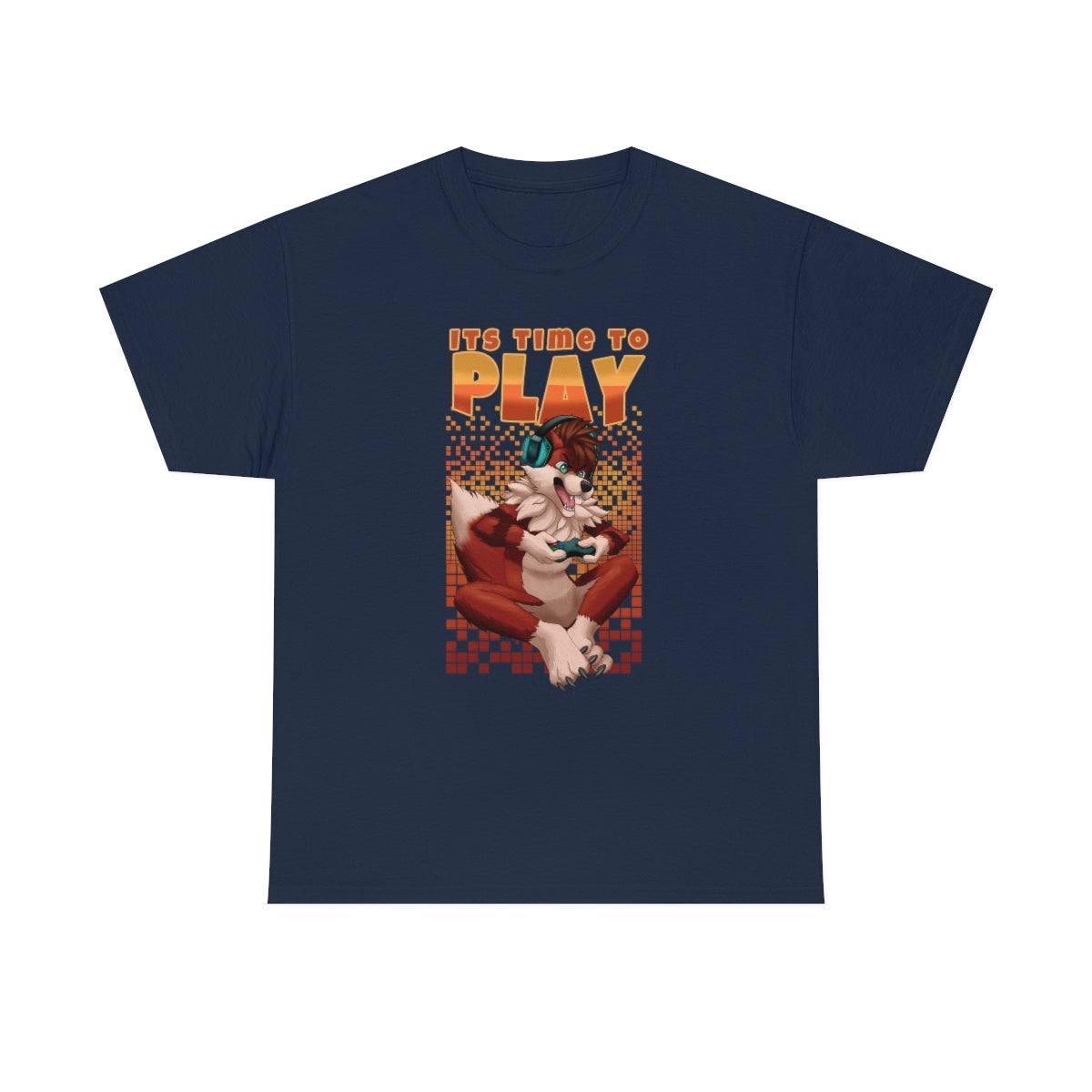 Its Time to Play - T-Shirt T-Shirt Artworktee Navy Blue S 