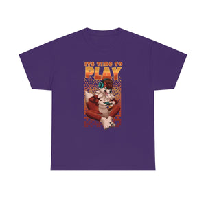 Its Time to Play - T-Shirt T-Shirt Artworktee Purple S 