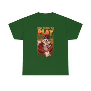 Its Time to Play - T-Shirt T-Shirt Artworktee Green S 