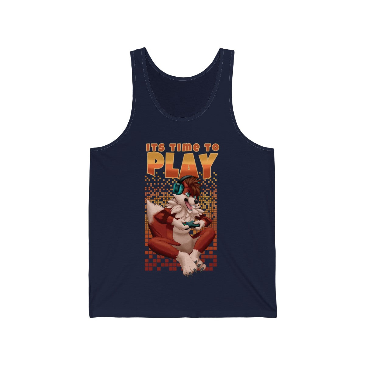 Its Time to Play - Tank Top Tank Top Artworktee Navy Blue XS 