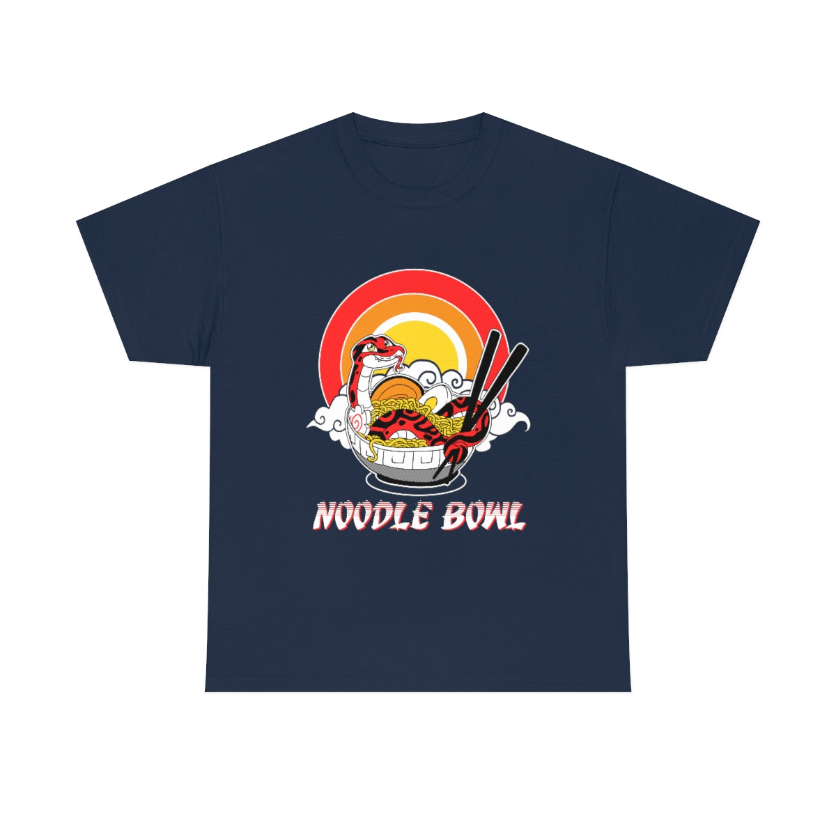 Noodle Bowl - T-Shirt T-Shirt Crunchy Crowe Navy Blue S 