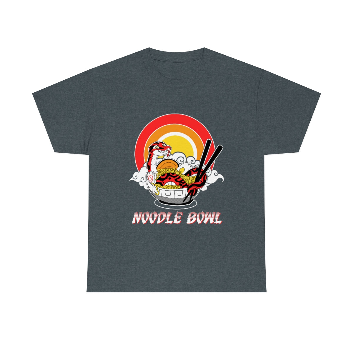 Noodle Bowl - T-Shirt T-Shirt Crunchy Crowe Dark Heather S 