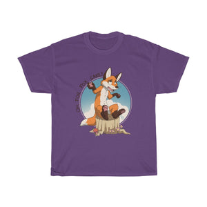 Oh For Fox Sake Brown Text - T-Shirt T-Shirt Paco Panda Purple S 