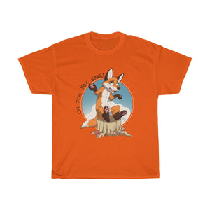 Oh For Fox Sake Brown Text - T-Shirt T-Shirt Paco Panda Orange S 