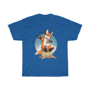 Oh For Fox Sake Brown Text - T-Shirt T-Shirt Paco Panda Royal Blue S 
