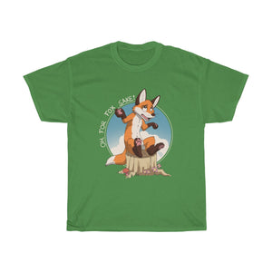 Oh For Fox Sake White Text - T-Shirt T-Shirt Paco Panda Green S 