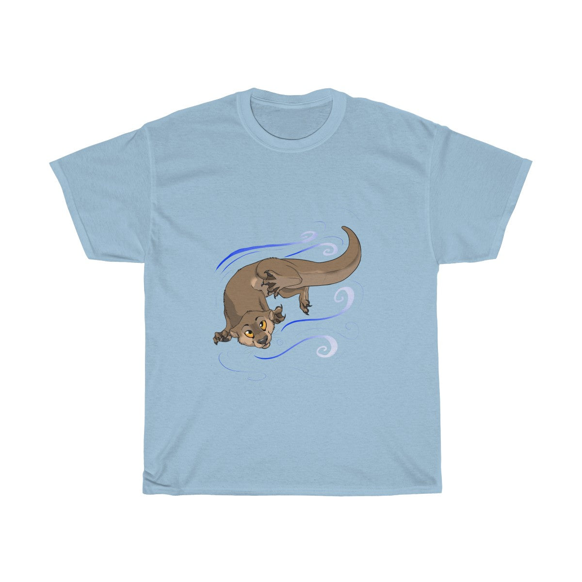Otter - T-Shirt T-Shirt Dire Creatures Light Blue S 