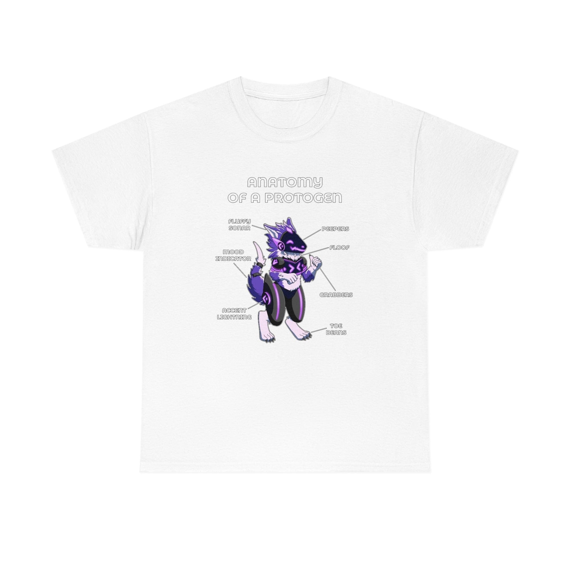 Protogen Purple - T-Shirt T-Shirt Artworktee White S 