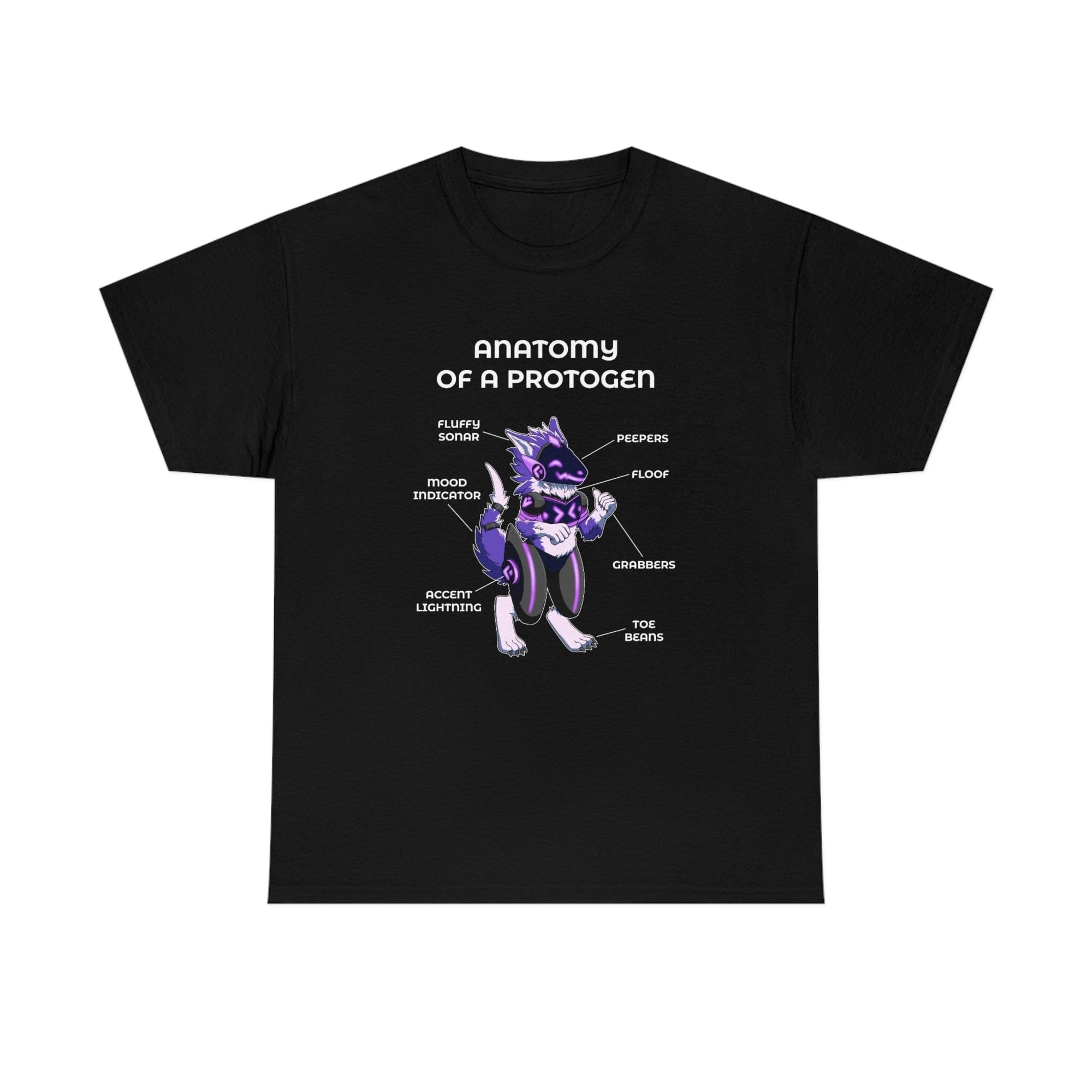 Protogen Purple - T-Shirt T-Shirt Artworktee Black S 