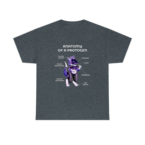Protogen Purple - T-Shirt T-Shirt Artworktee Dark Heather S 