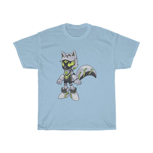 Robot Kitsune-Kyubit - T-Shirt T-Shirt Lordyan Light Blue S 