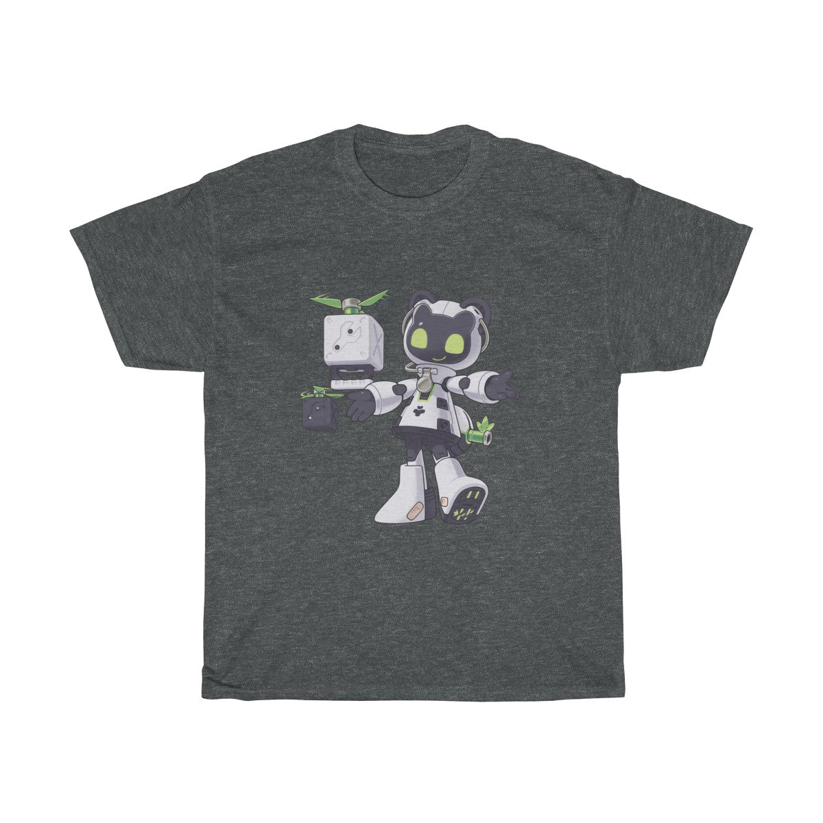 Robot Panda-Tangtang - T-Shirt T-Shirt Lordyan Dark Heather S 