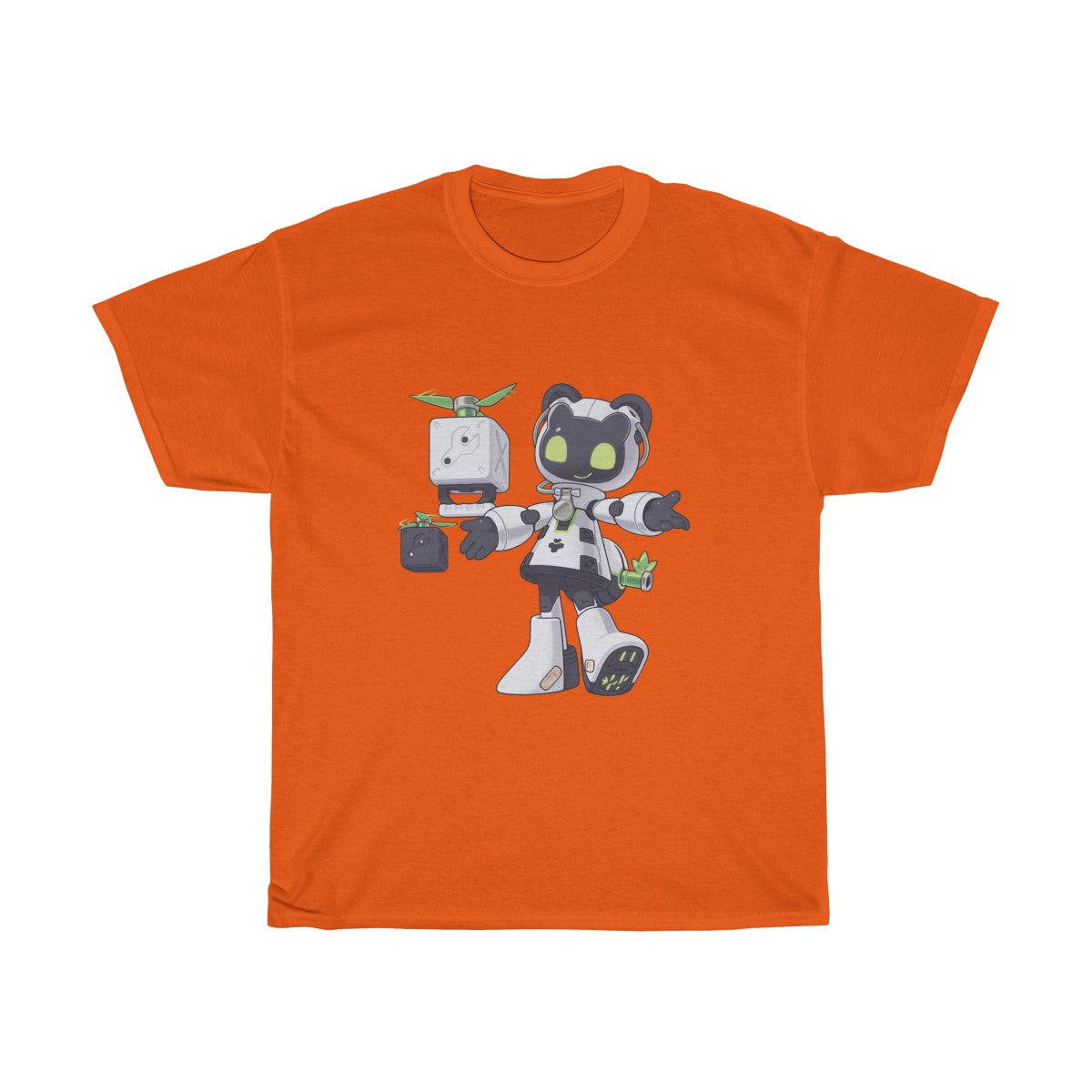 Robot Panda-Tangtang - T-Shirt T-Shirt Lordyan Orange S 