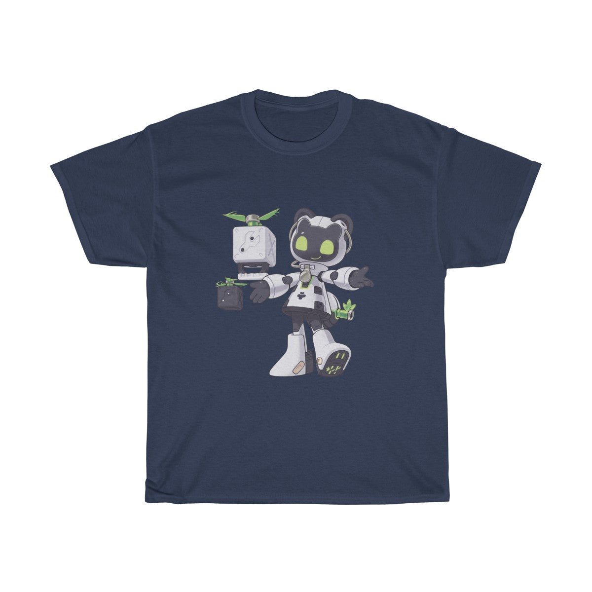 Robot Panda-Tangtang - T-Shirt T-Shirt Lordyan Navy Blue S 