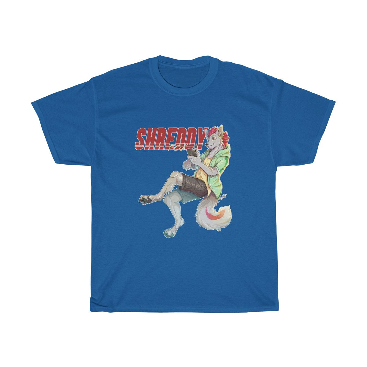 Scrolling - T-Shirt T-Shirt Shreddyfox Royal Blue S 