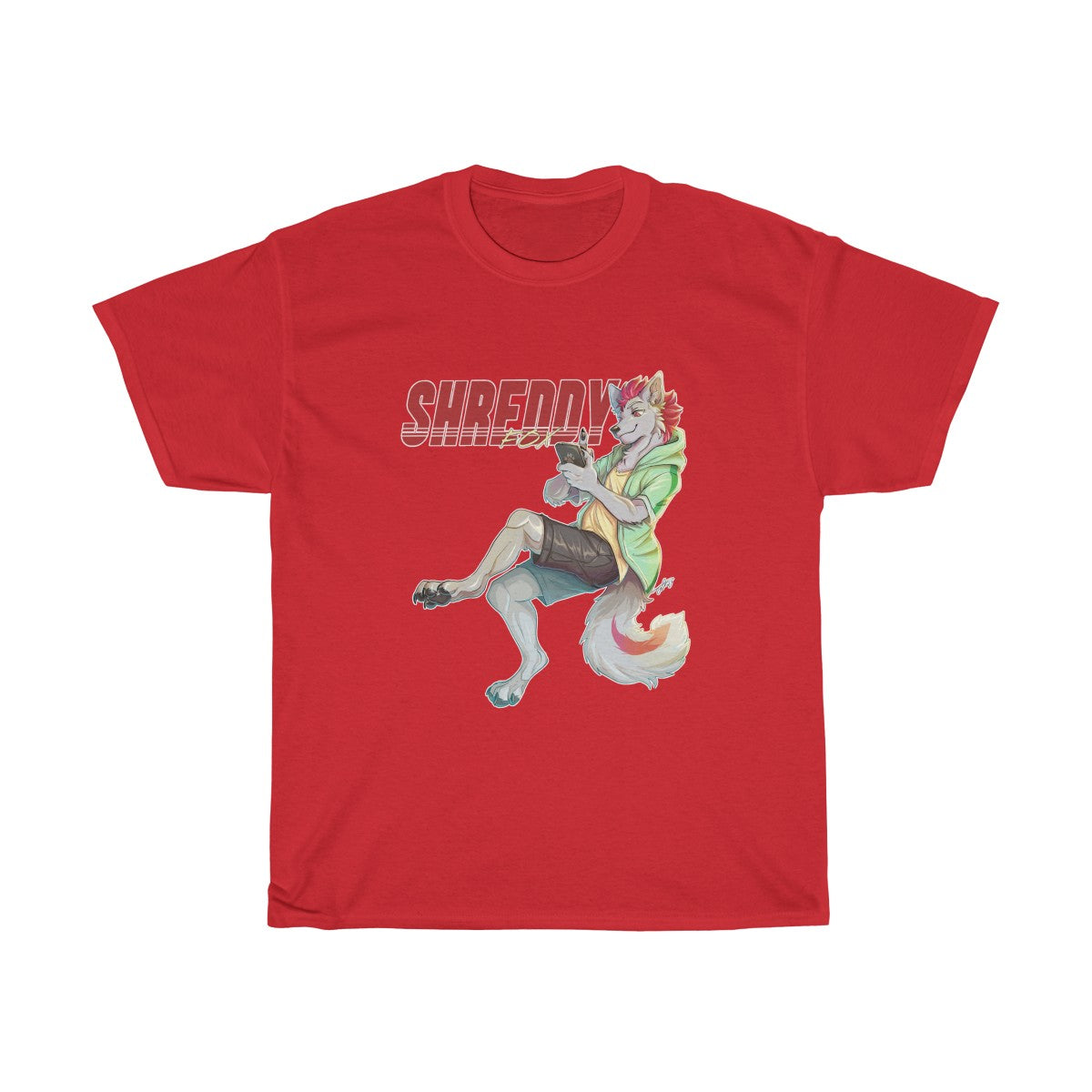 Scrolling - T-Shirt T-Shirt Shreddyfox Red S 