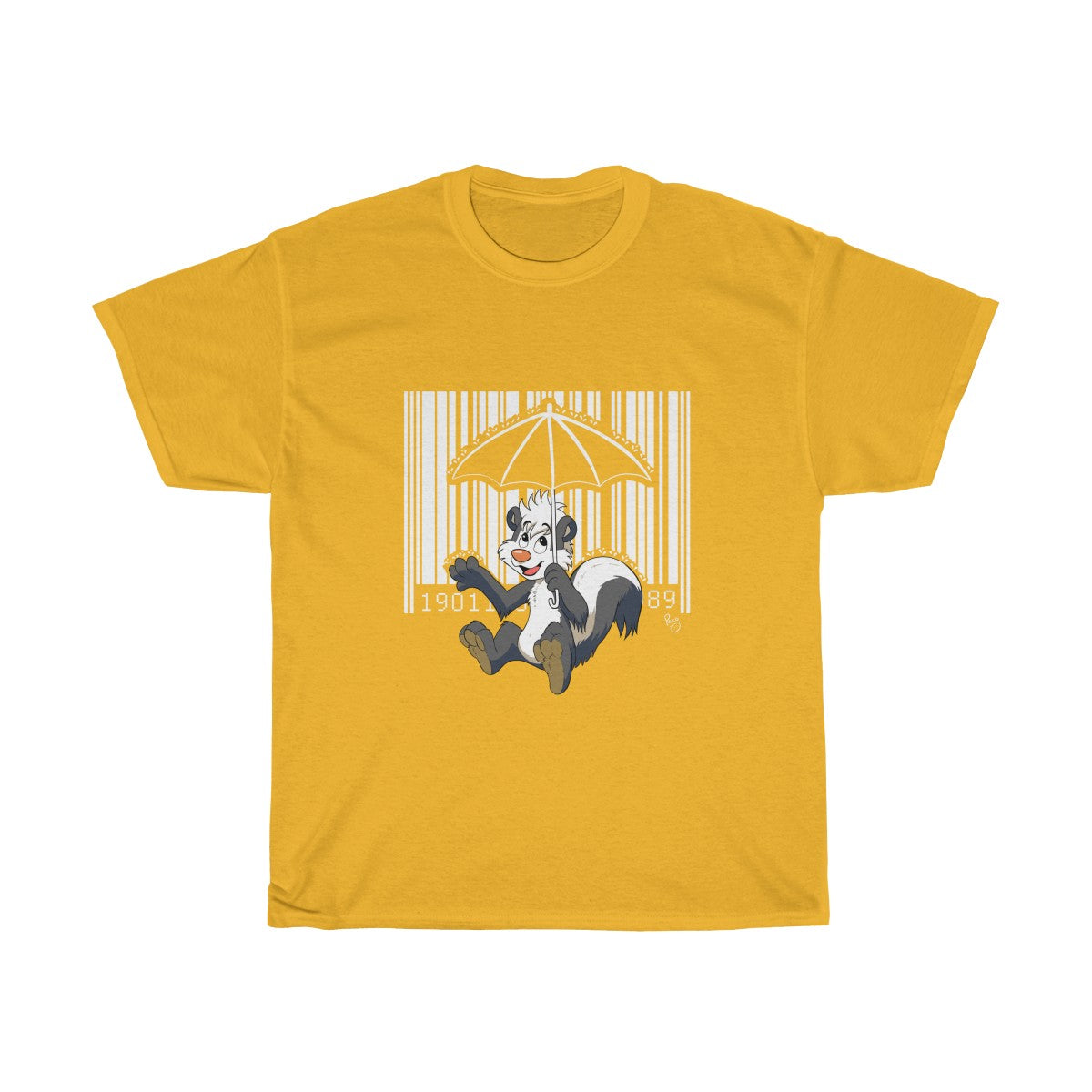 Skunk Barcode - T-Shirt T-Shirt Paco Panda Gold S 