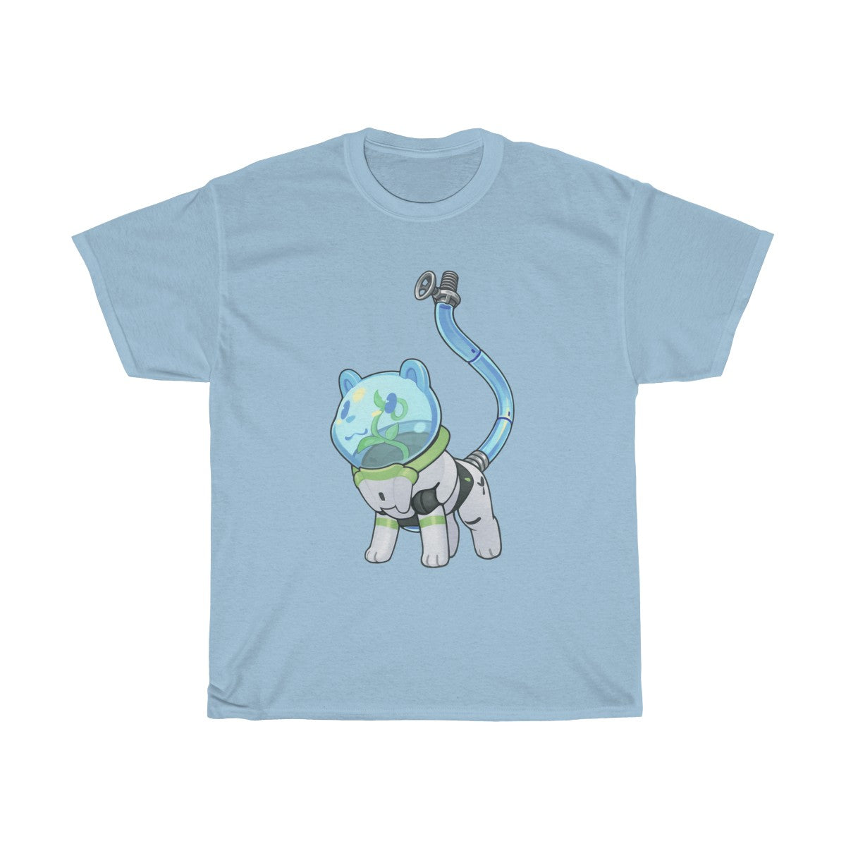 Space Pot Bear - T-Shirt T-Shirt Lordyan Light Blue S 