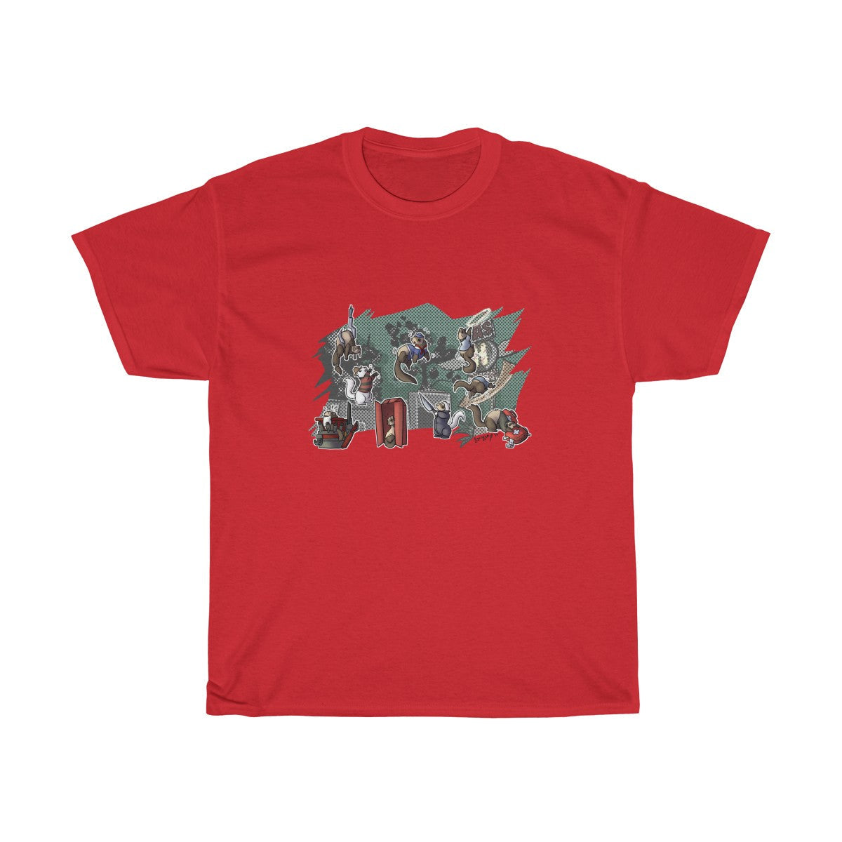 Thabo's Store - T-Shirt T-Shirt Thabo Meerkat Red S 
