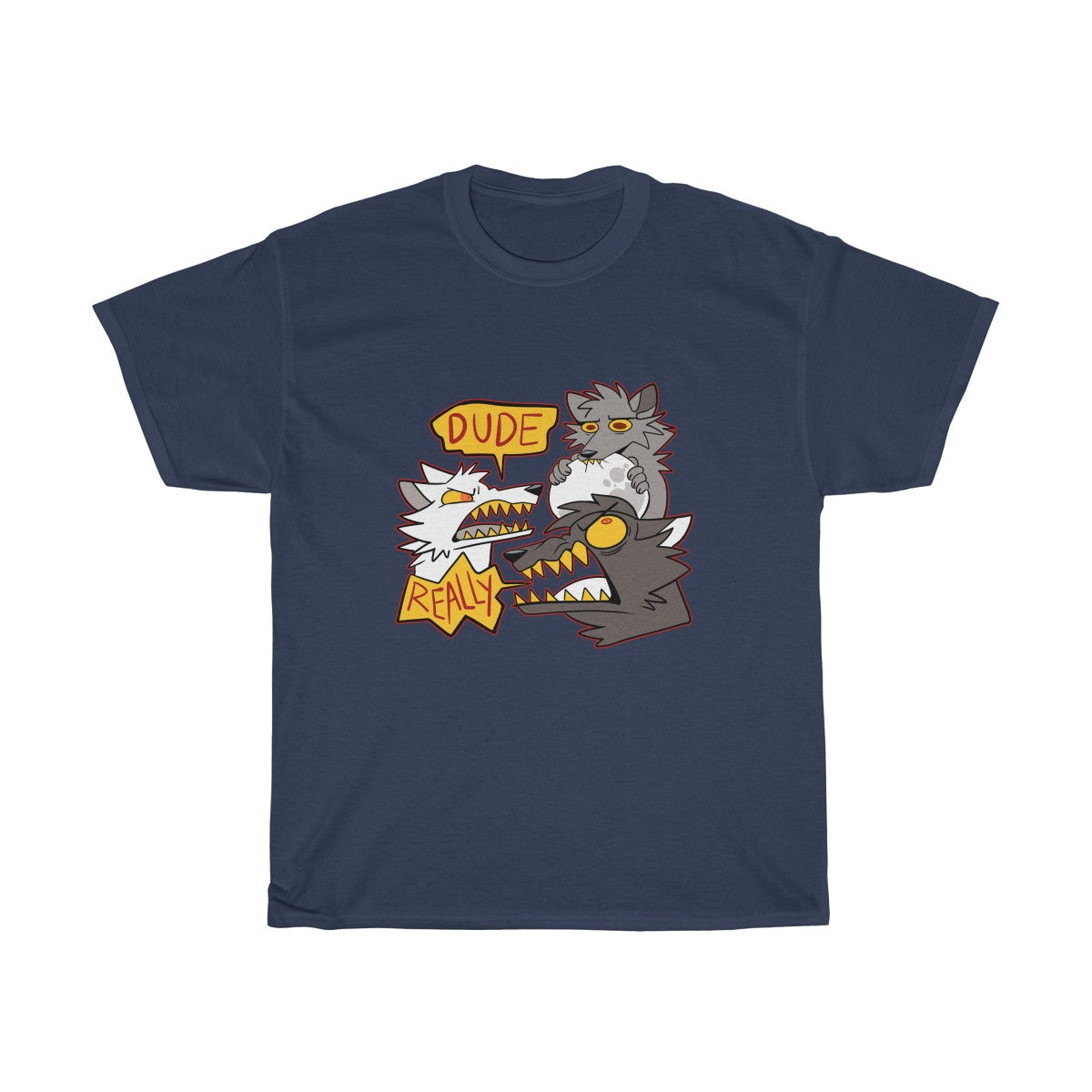 Three Wolf Moon - T-Shirt T-Shirt Cyamallo Navy Blue S 