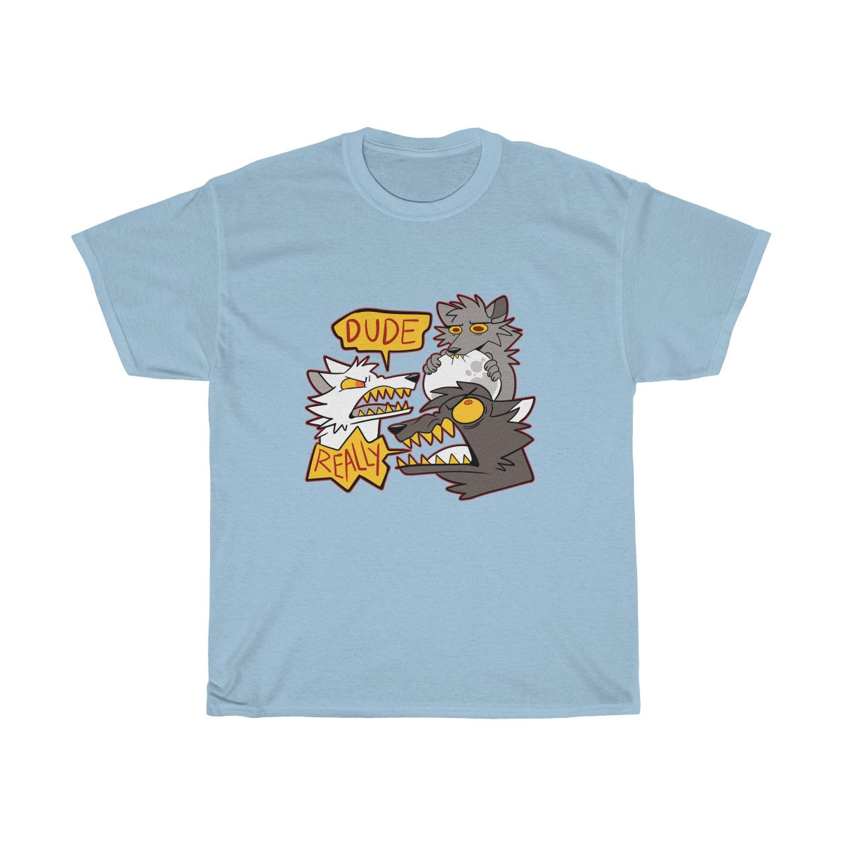 Three Wolf Moon - T-Shirt T-Shirt Cyamallo Light Blue S 