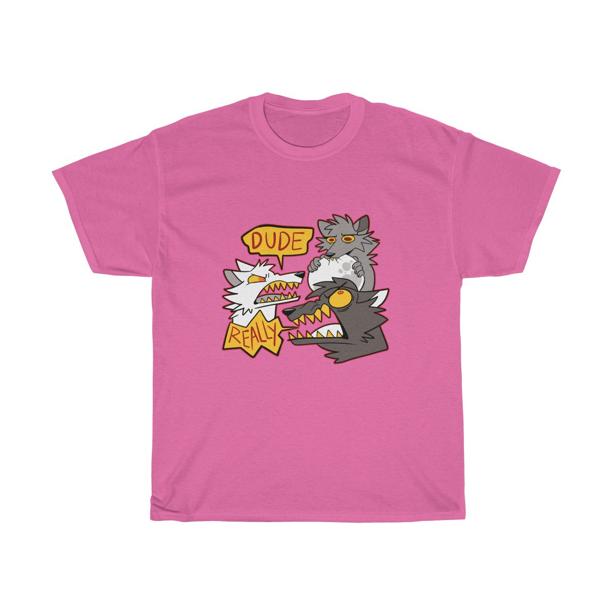 Three Wolf Moon - T-Shirt T-Shirt Cyamallo Pink S 